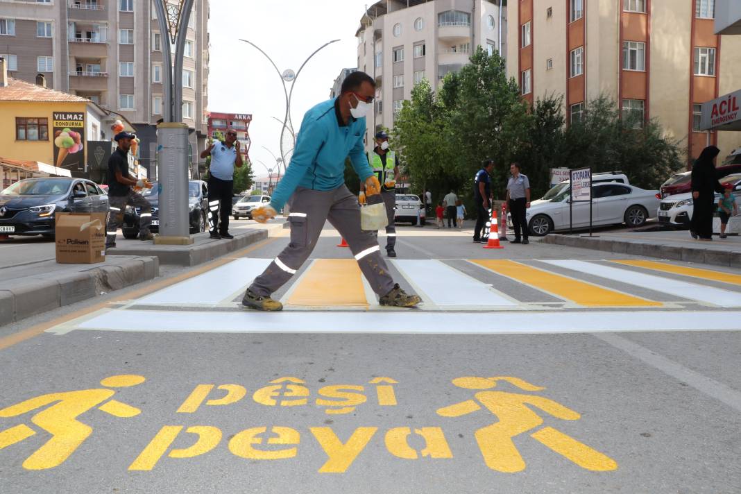 Van'da trafik düzenlemesinde Türkçe ve Kürtçe uyarılar 3